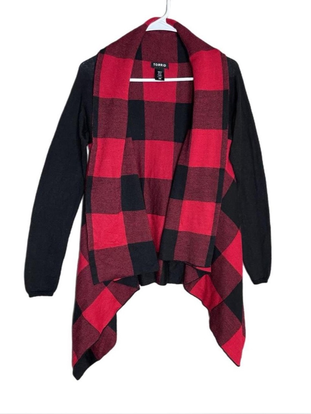 Torrid Open Front Draped Cardigan Sweater Size 00 (Curvy Size M/L)